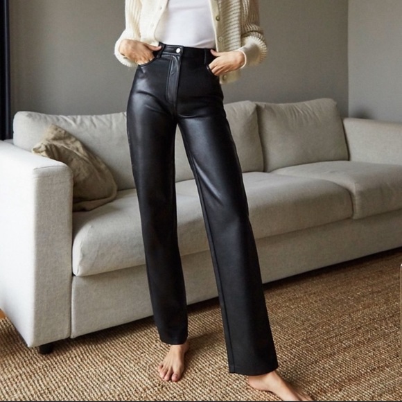 Aritzia Pants - Aritzia Wilfred Faux Leather Melina Pants